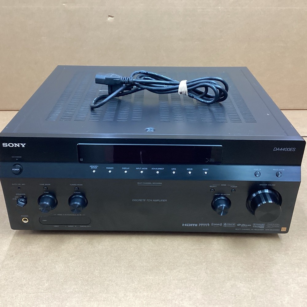 Sony STR-DA4400ES Sorround Receiver  No remote controller  and Paper