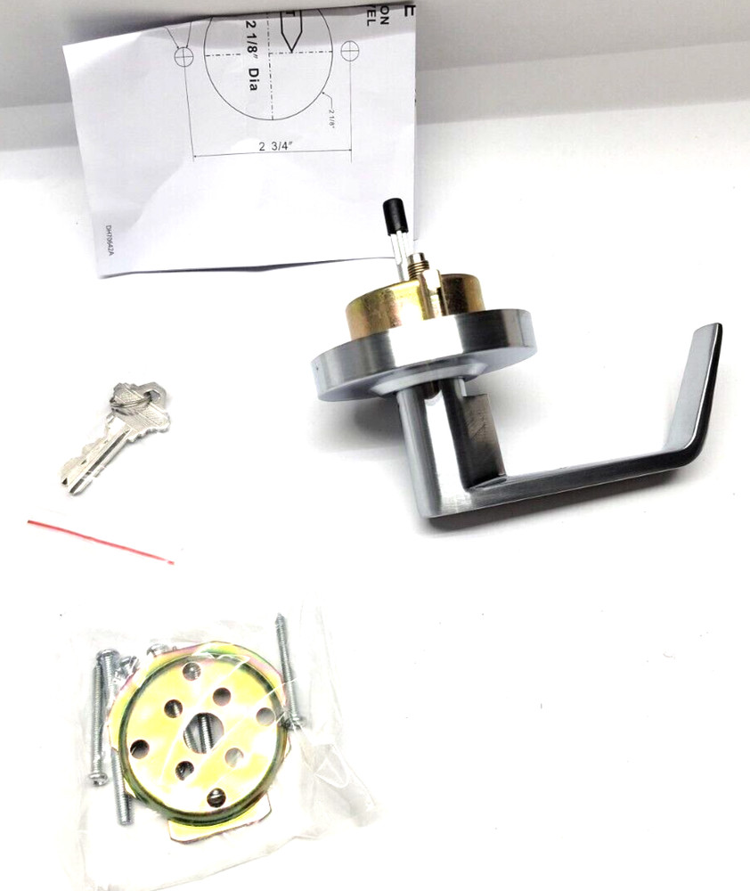 Desing Hardware Door Handle Satin Chrome US26D