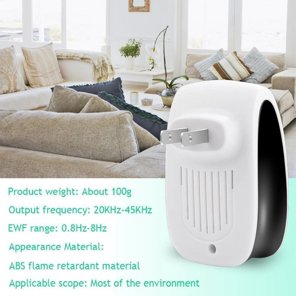 4X Electronic Ultrasonic Pest Reject Bug Home Bug Rat Spider Roaches Repeller