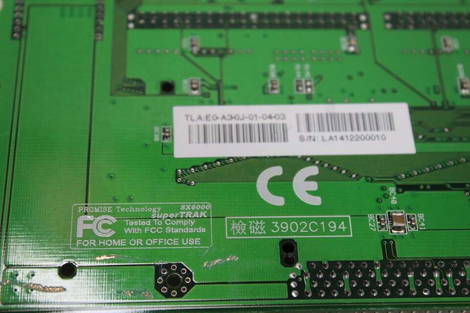 Promise Technology SuperTRAK SX6000 6 Channel ATA RAID 5 Controller Card