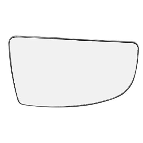 Passenger Right Side Mirror Replacement Lower Part Glass with Plate for Ford