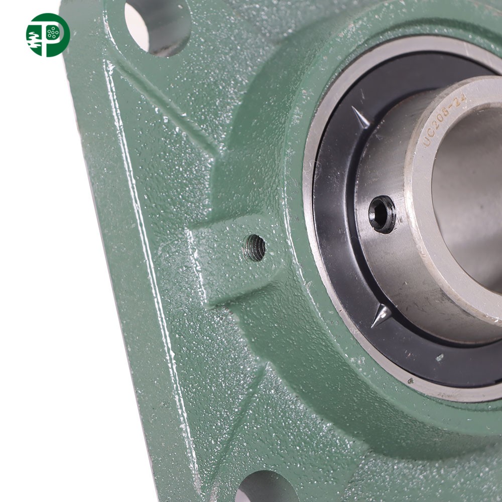 10PCS UCF208-24 1.5" Bore Size Pillow Block Flange Bearing 4 Bolt Solid Base
