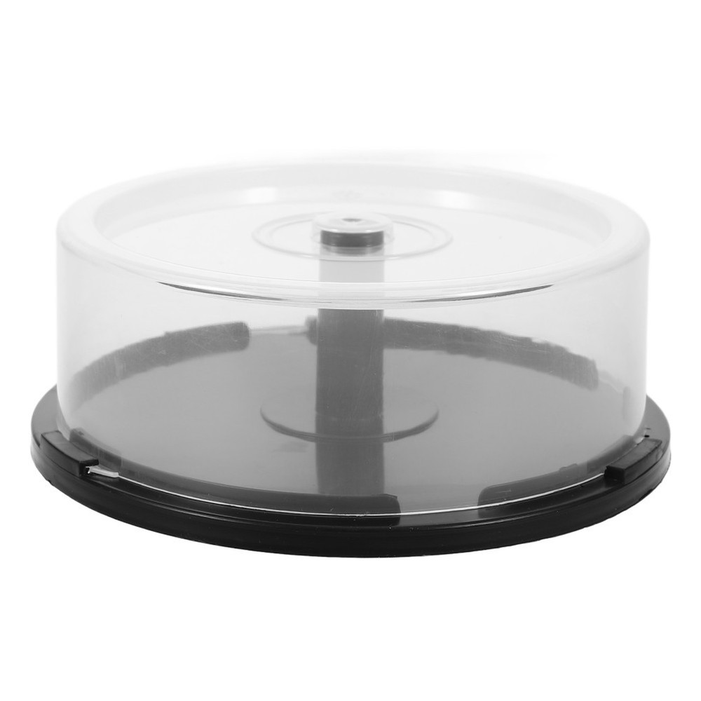 Dvd Storage Bucket Disc Container Case Transparent Decorative Holder