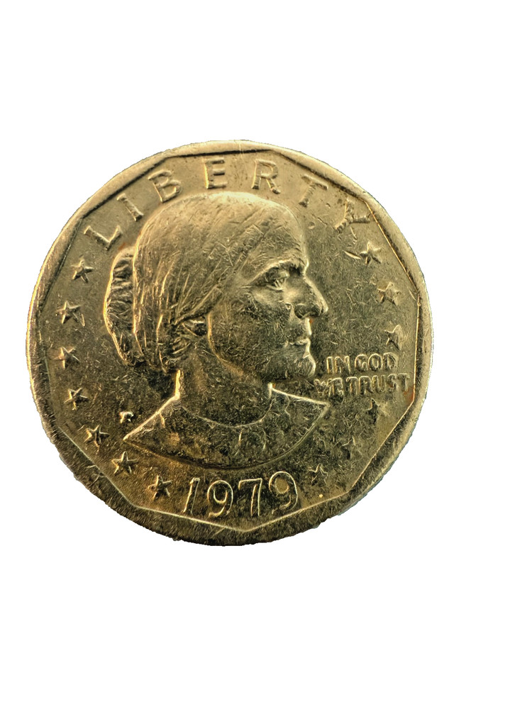 1979-P Susan B Anthony Dollar - Wide Rim with "ERRORS" Type 1