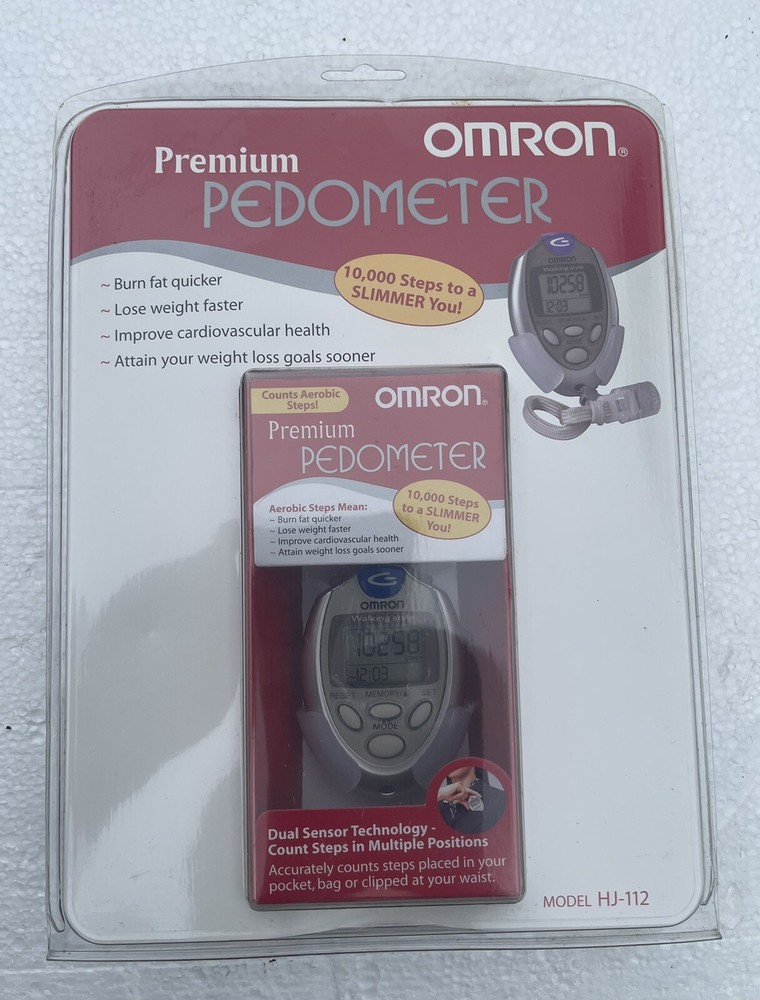 New Omron HJ-112 Premium Pedometer Sensor Technology