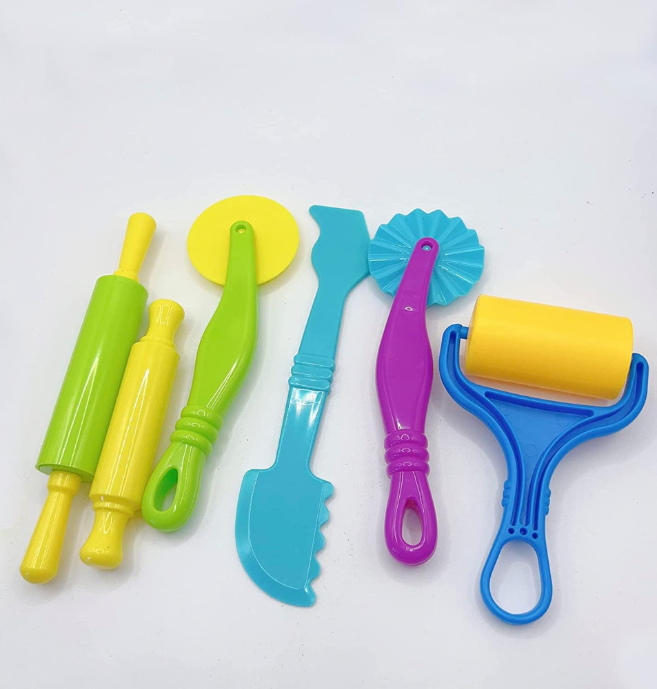 Clay and Dough Tools Six Piece Set - Ages 3 & Up