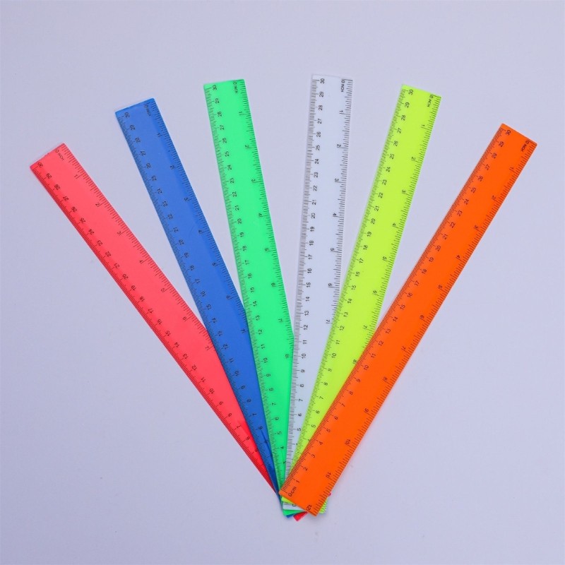 Drawing Ruler Math Ruler Measuring Tool, Inches Centimeters Double Scale Ruler
