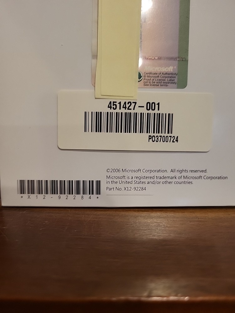 MICROSOFT OFFICE ONE NOTE 2007 New Sealed With Product Key