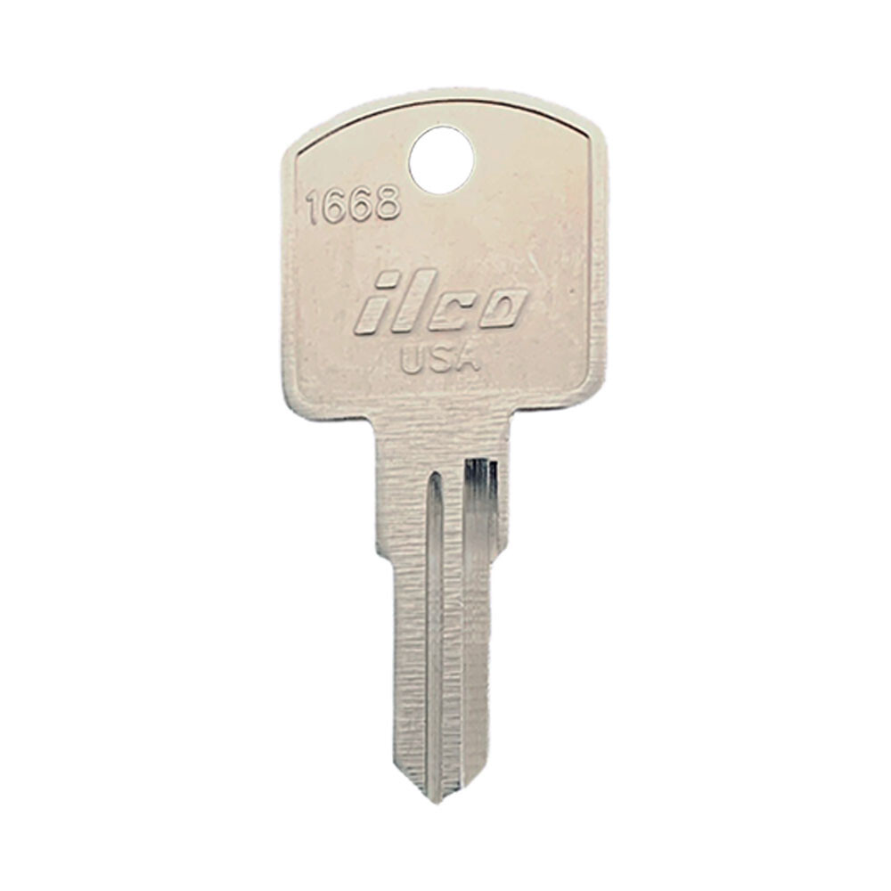1668 Key Blank  – Nickel