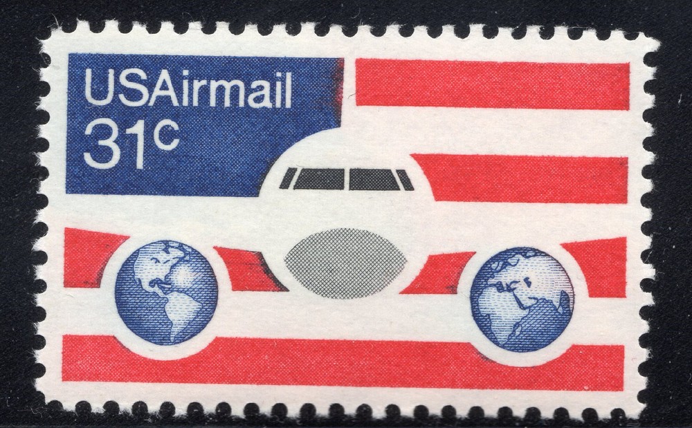 C90 - PLANE AND GLOBES - U.S. Postage Stamp MNH
