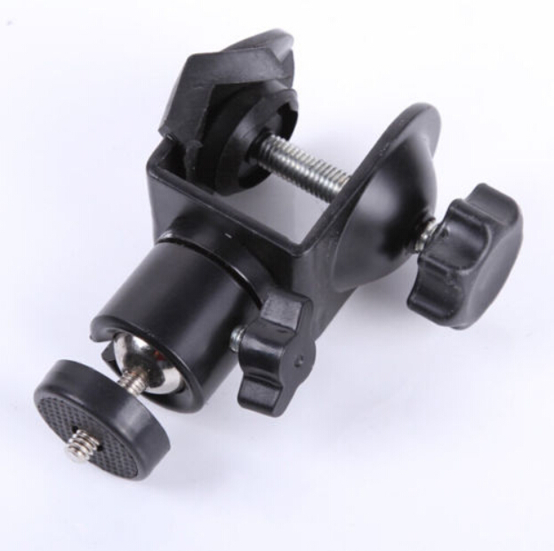 U Clip C Clamp Holder Mount with Ball Head fr Studio Backdrop Flash Light Stand