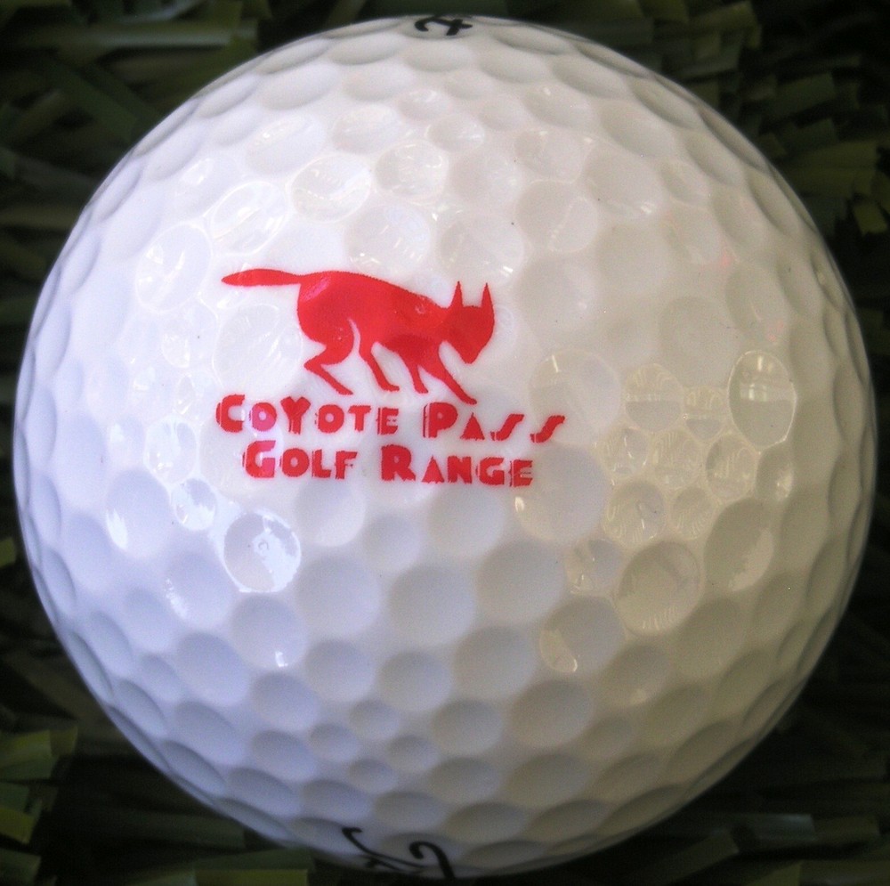 Coyote Pass Golf Range Titleist logo ball new #688