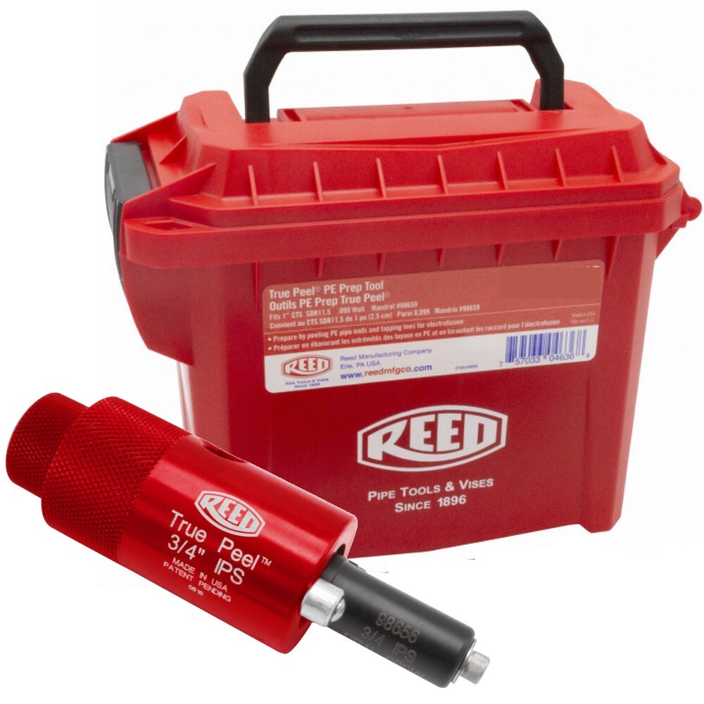 Reed Tool True Peel 3/4” IPS DR11 .095" Wall PE Pipe Electrofusion Prep