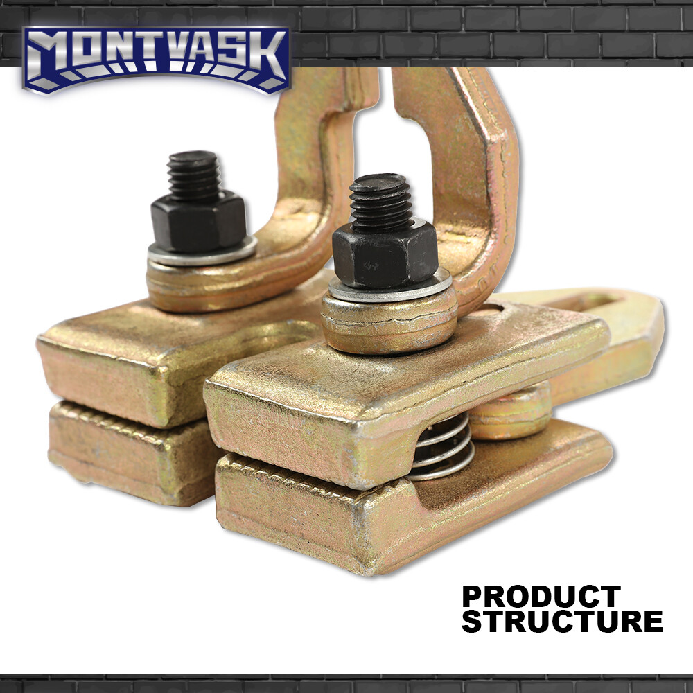 5 Ton Self-Tightening Frame Auto Body Repair Pull Back Clamp Puller Dent Tool