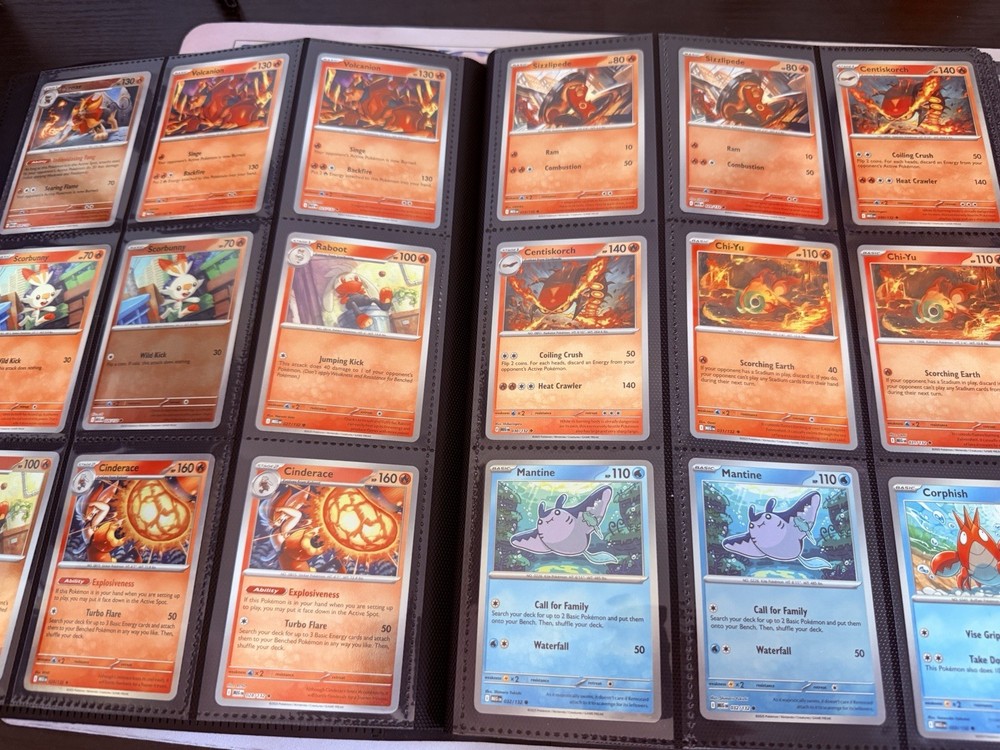 Mega Evolution 100% Complete Master Base Set with C/UC/H/RH & EXs
