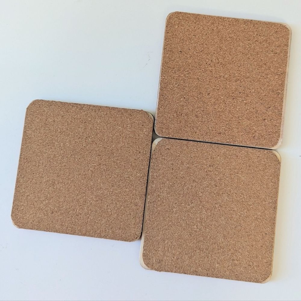 Set Of 3 Handmade Coasters