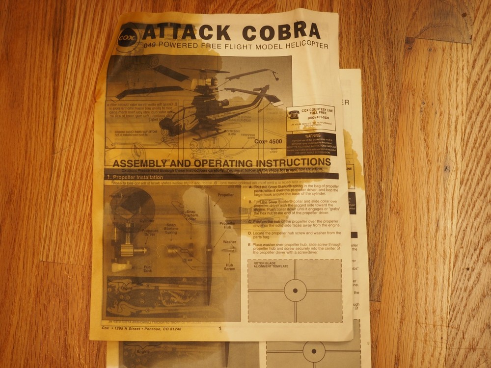 1993 Cox 049 ATTACK COBRA