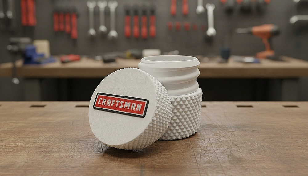 Craftsman Container – Threaded Screw & Parts Storage Box 3D Printed for Tools