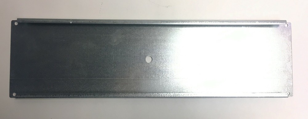 Small Silver Metal Plate 17" L x 5.25" W x .5" D