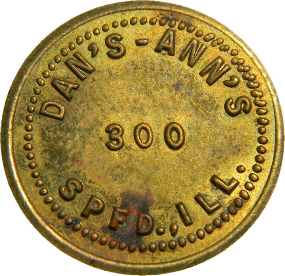 Springfield ILL ,Dan's - Ann's 5¢ Token (01331)