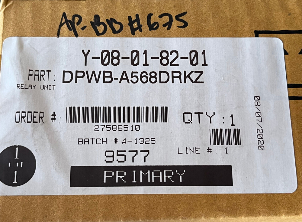 Genuine OEM Sharp Microwave Relay Unit DPWB-A568DRKZ