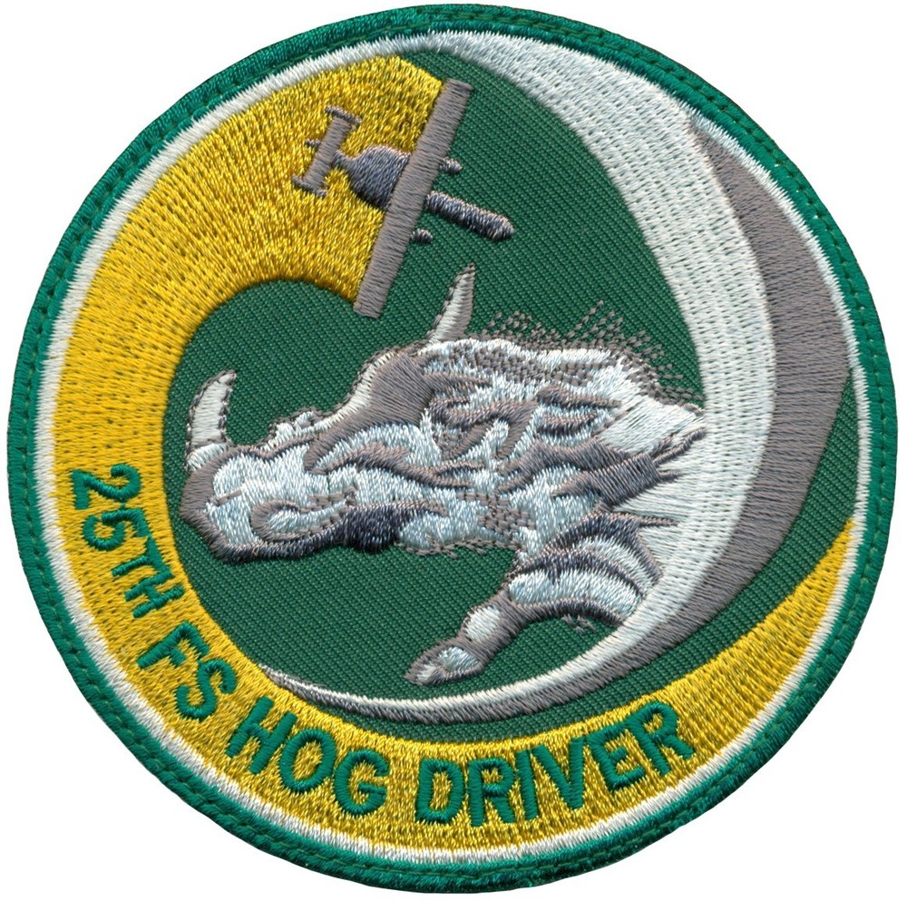 USAF 25th FIGHTER SQUADRON – HOG DRIVER PATCH