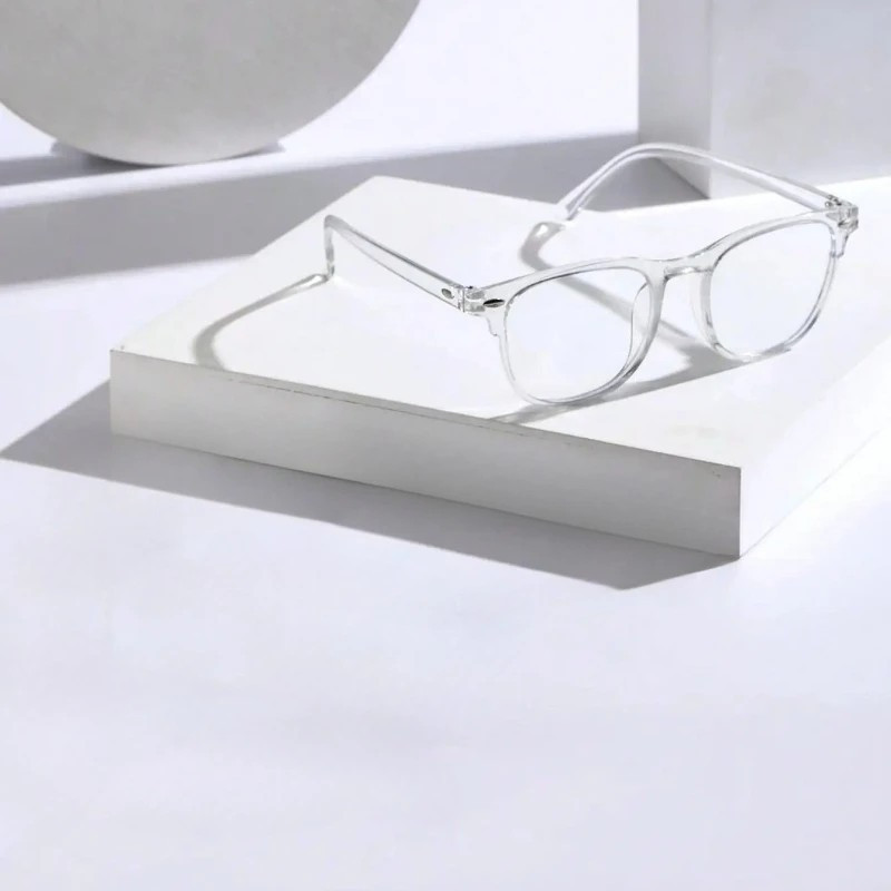 Blue Light Blocking Glasses Clear Square Frame Transparent Computer