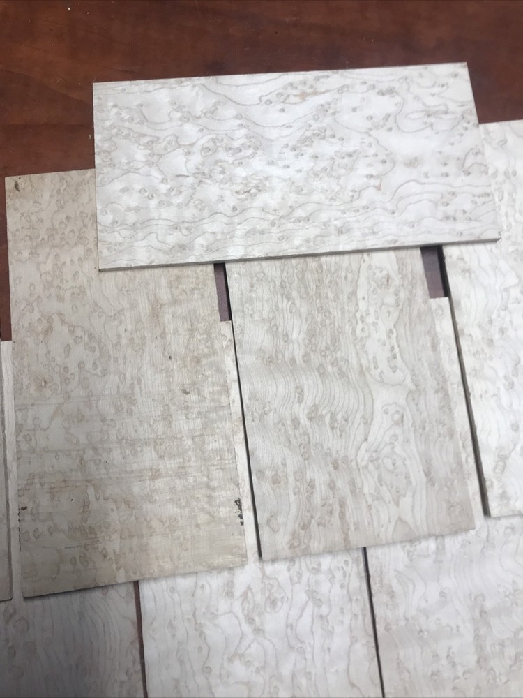 12x 200x90x3mm Ash White/Maple Solid Wood Durable Luthier For Guitar Making