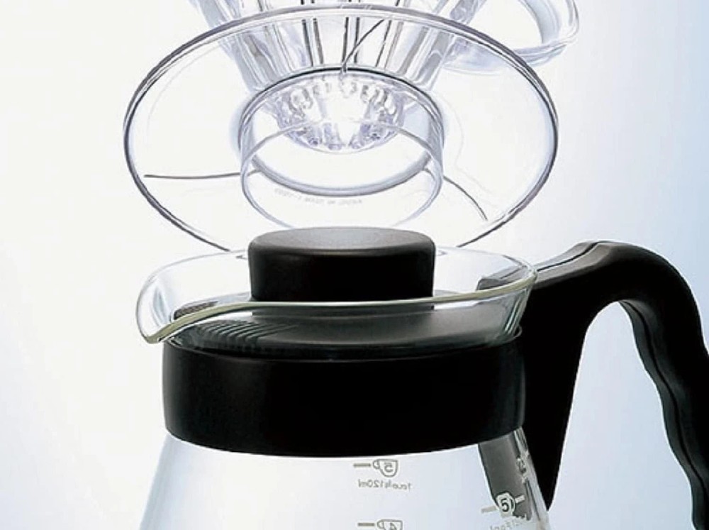 V60 Glass Coffee Server 700ml Black