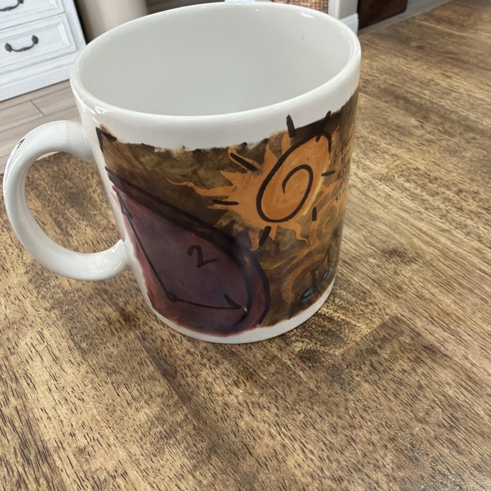 Vintage Starbucks White Coffee Break Essentials Mug 1998