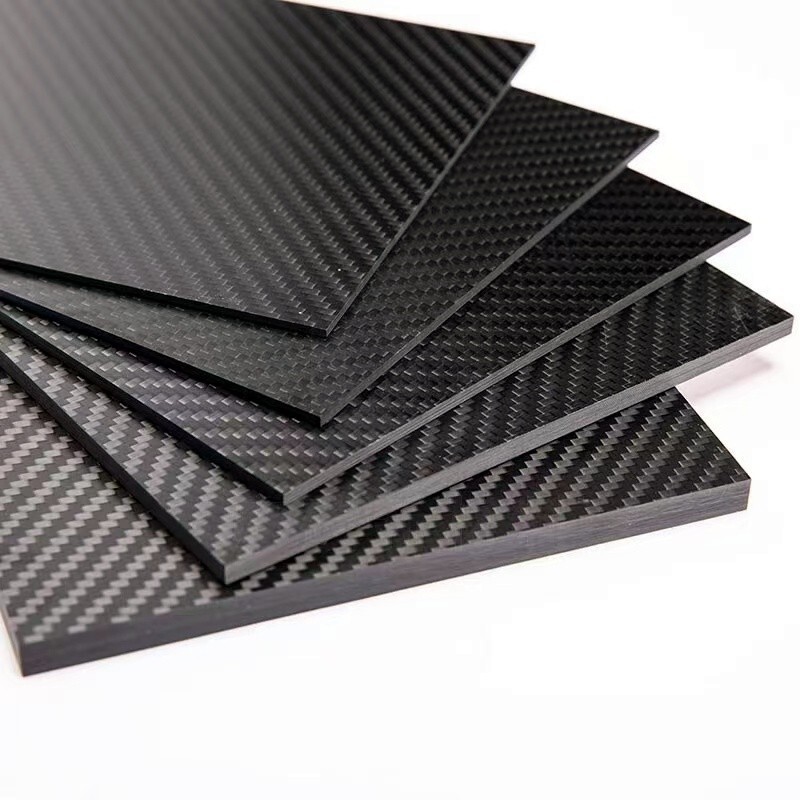 Carbon Fiber Sheet Plate Panel CNC Cutting Processing Custom Service Frame Parts