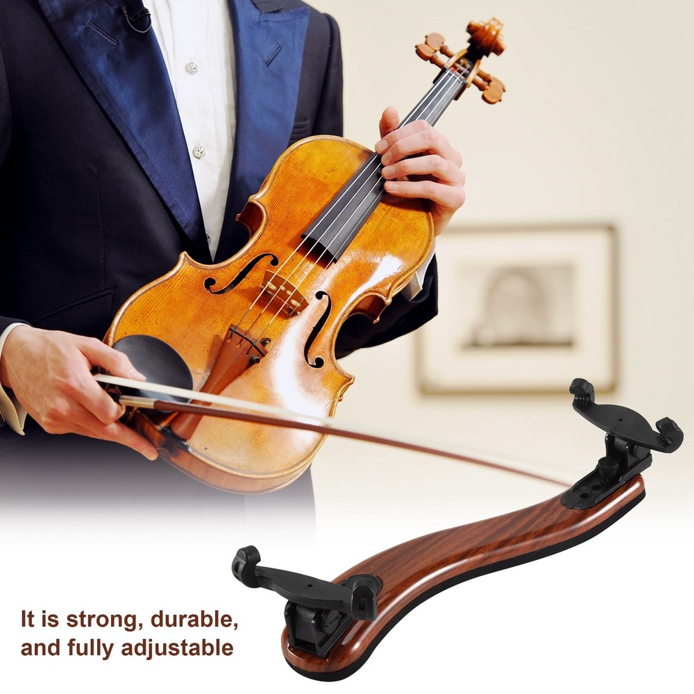 Shoulder Rest Support Professional 3/4 4/4 Adjustable Wood Shoulder Rest7065
