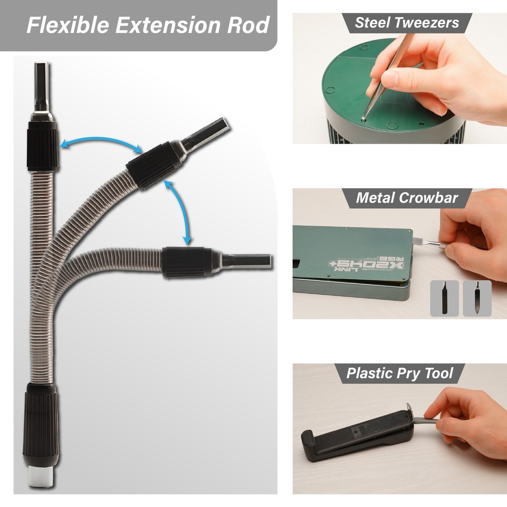 126 Precision Electronics Repair Kit with Roll Case Magnetic Bit Driver Set Tool