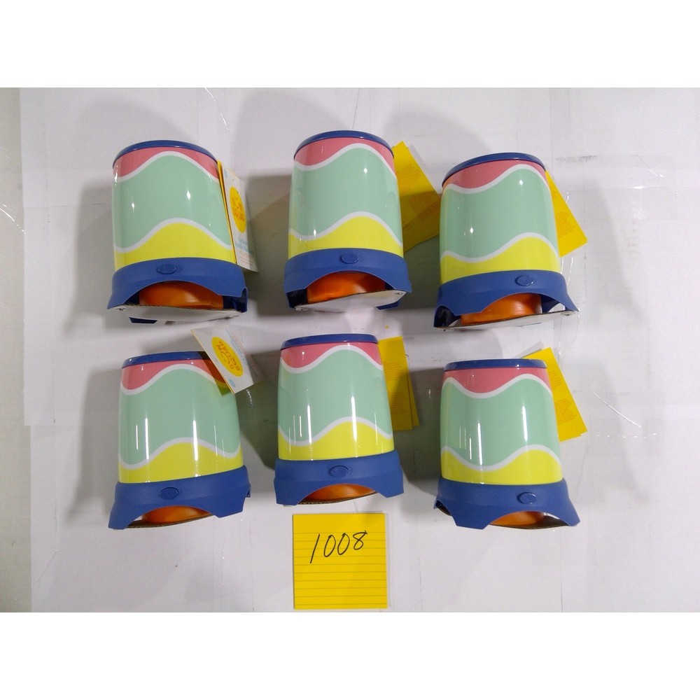 Sun Squad Cyclone Bubble Machine 6 Pack Kids Multicolor New Battery Operated