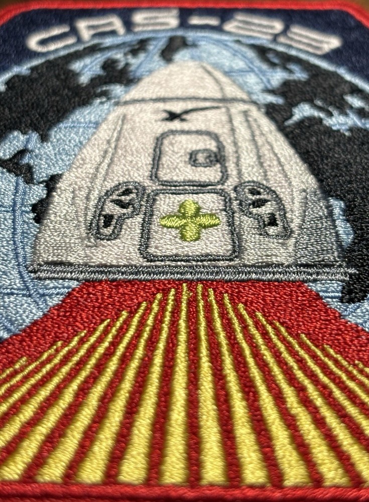 DRAGON CAS-23 SPACEX PATCH