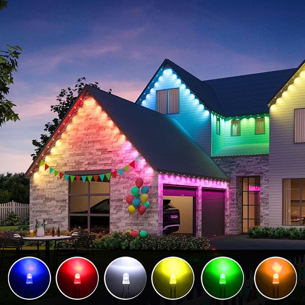 200-Piece 3mm LED Light Assortment - Essentials for Electronics & Crafts