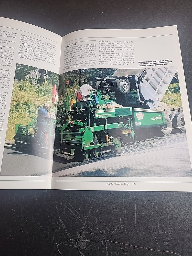 BARBER-GREENE EDGE BROCHURE NUMBER 1
