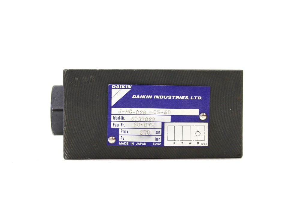 Daikin J-MG-02B-05-60 Pressure Reducing Valve Used