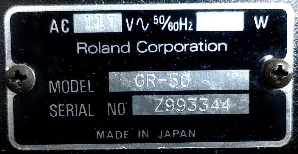 Roland GR-50 Guitar MIDI Controller/Synthesizer