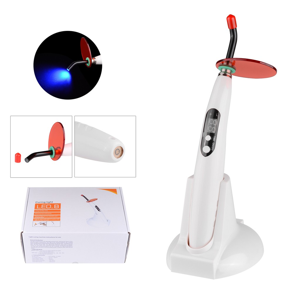 Dental Wireless Cordless 5W LED Curing Light LED.B Resin Curing Light US STOCK