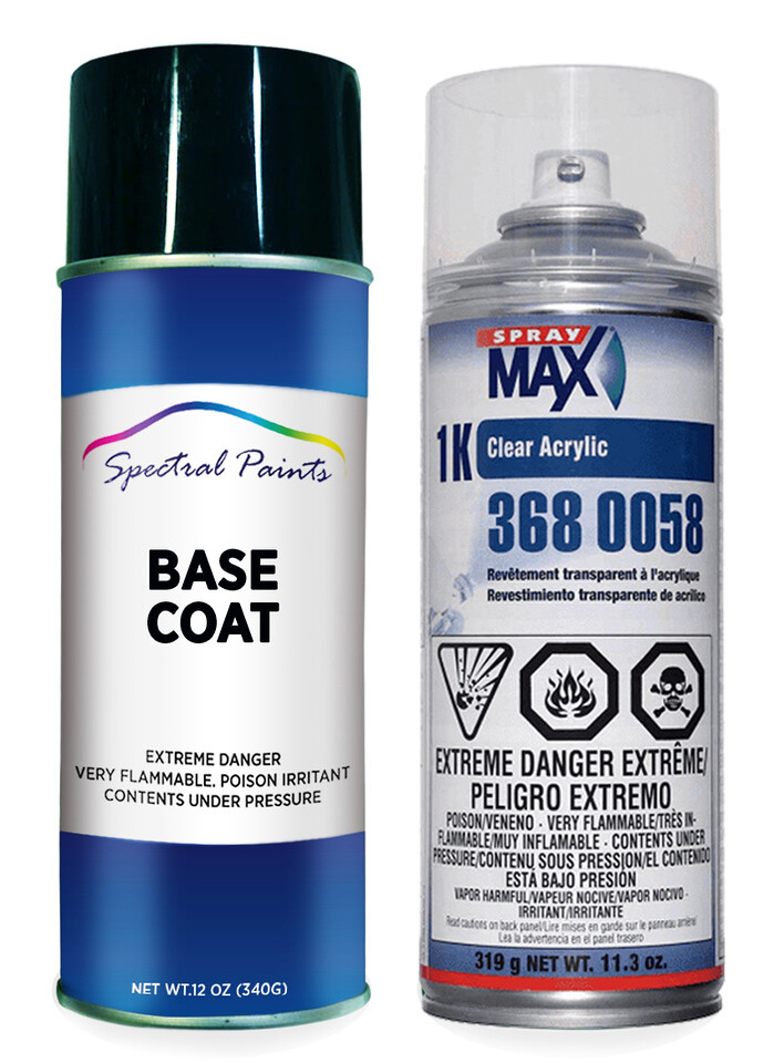 For Nissan KH3 Super Black Spray Paint & Clear Compatible