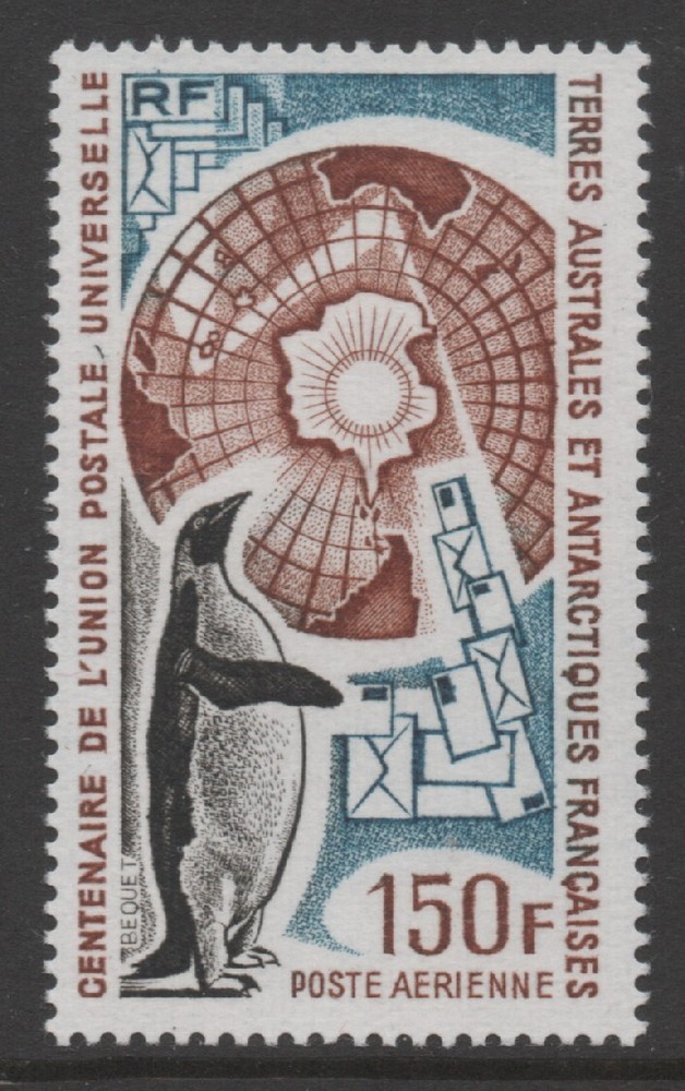 French Antarctic 1974 150f Universal Postal Union MUH