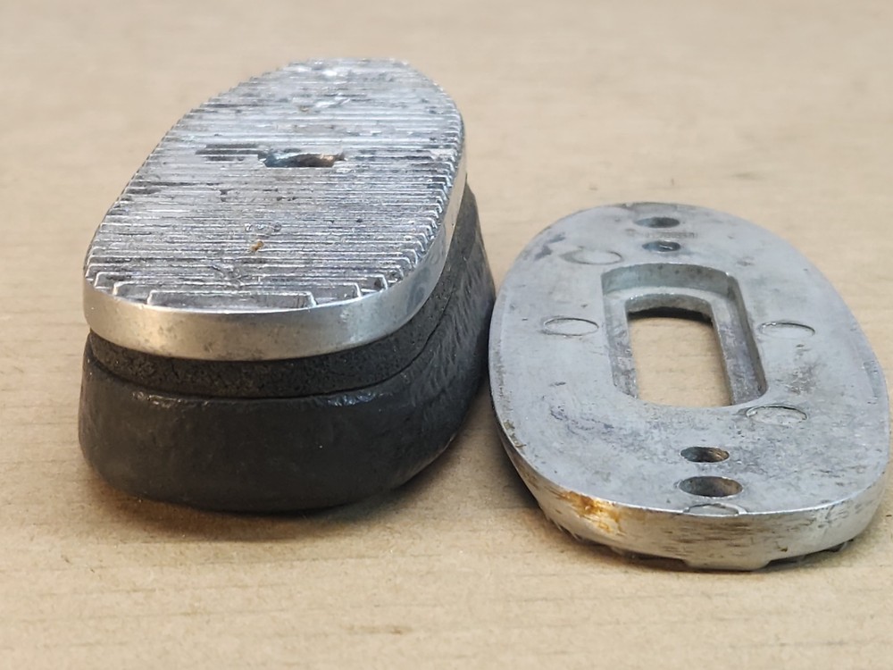 Morgan Adjustable Butt Plate 4 13/16" x 1 3/4" Used