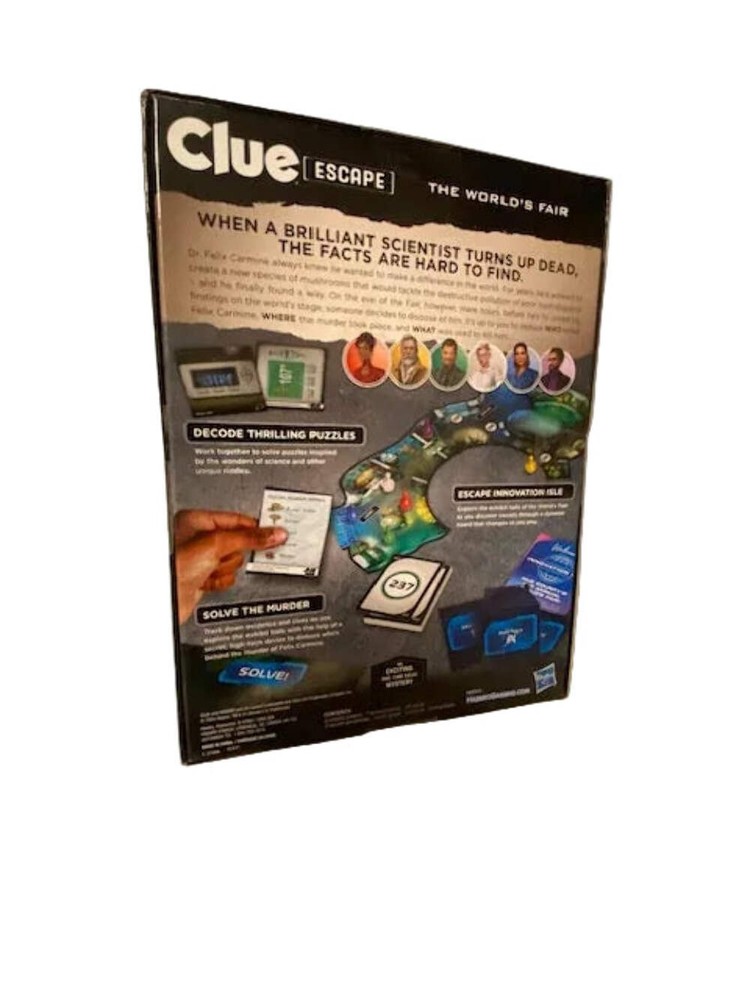 Clue Escape: The Worlds Fair Board Game,