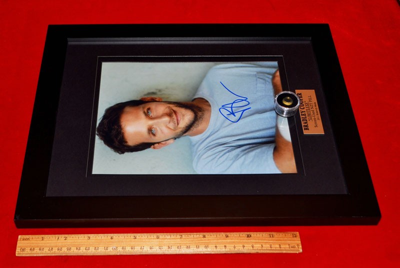 LMITLESS Signed BRADLEY COOPER Autograph, Screen-Used PROP NZT PILL, COA, Frame