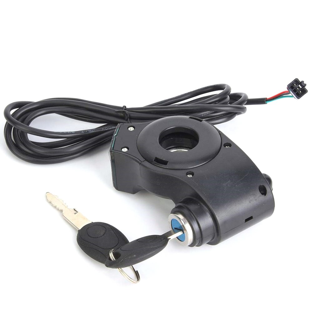 E-Bike Throttle Switch with Voltage Display Key Lock for Electric Motorcycle