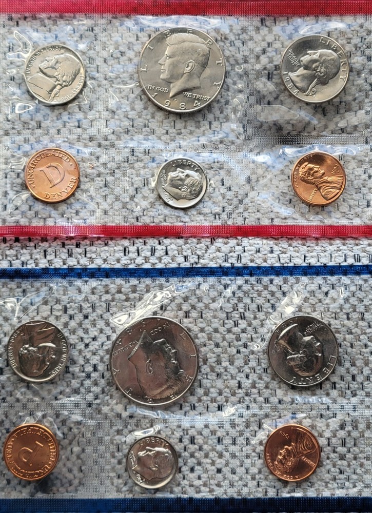1984 PD US Mint Set (OGP) 10 coins