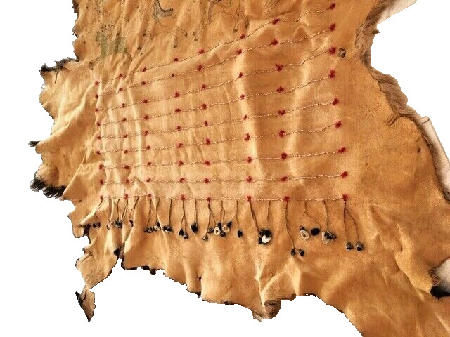 American Indian Elk Hide Robe