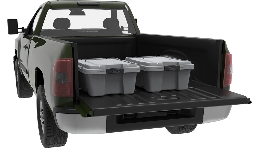6-Pack 12 Gal Plastic Utility Storage Tote Stackable Containers Box Bin w/ Lids