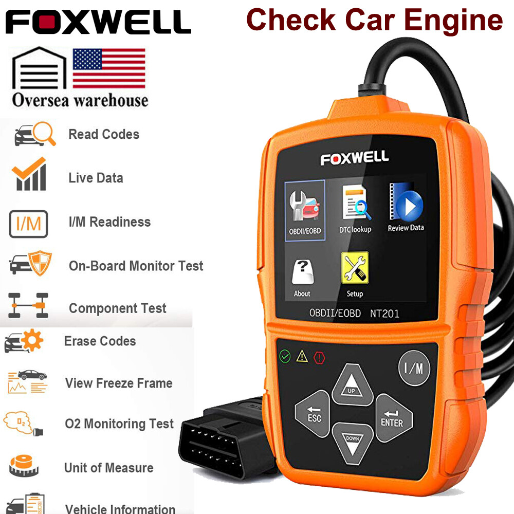 FOXWELL EOBD OBD2 Scanner Automotive Code Reader Fault Engine Diagnostic Tool